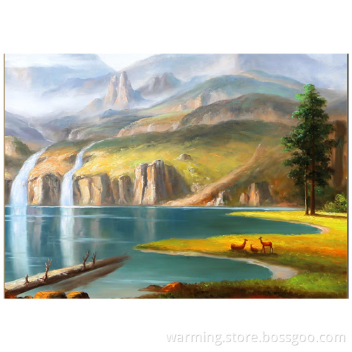 Drawing of oil painting works